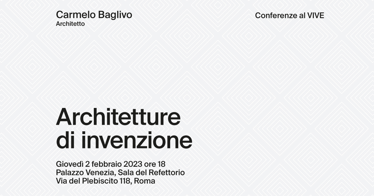 AL CENTRO DI ROMA/ " Architetture di invenzione"